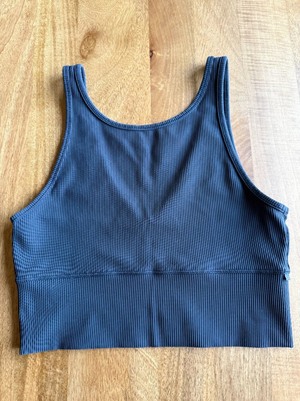 Lululemon Power Pivot Ribbed Tank Black Reversible Yoga Top Womens Size XXS/ 2